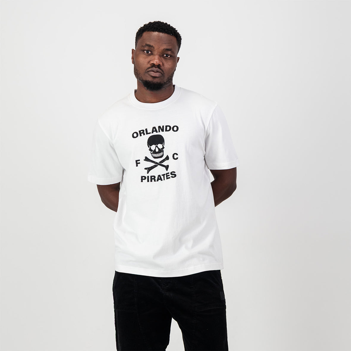 Graphic Regular Crew Tee White