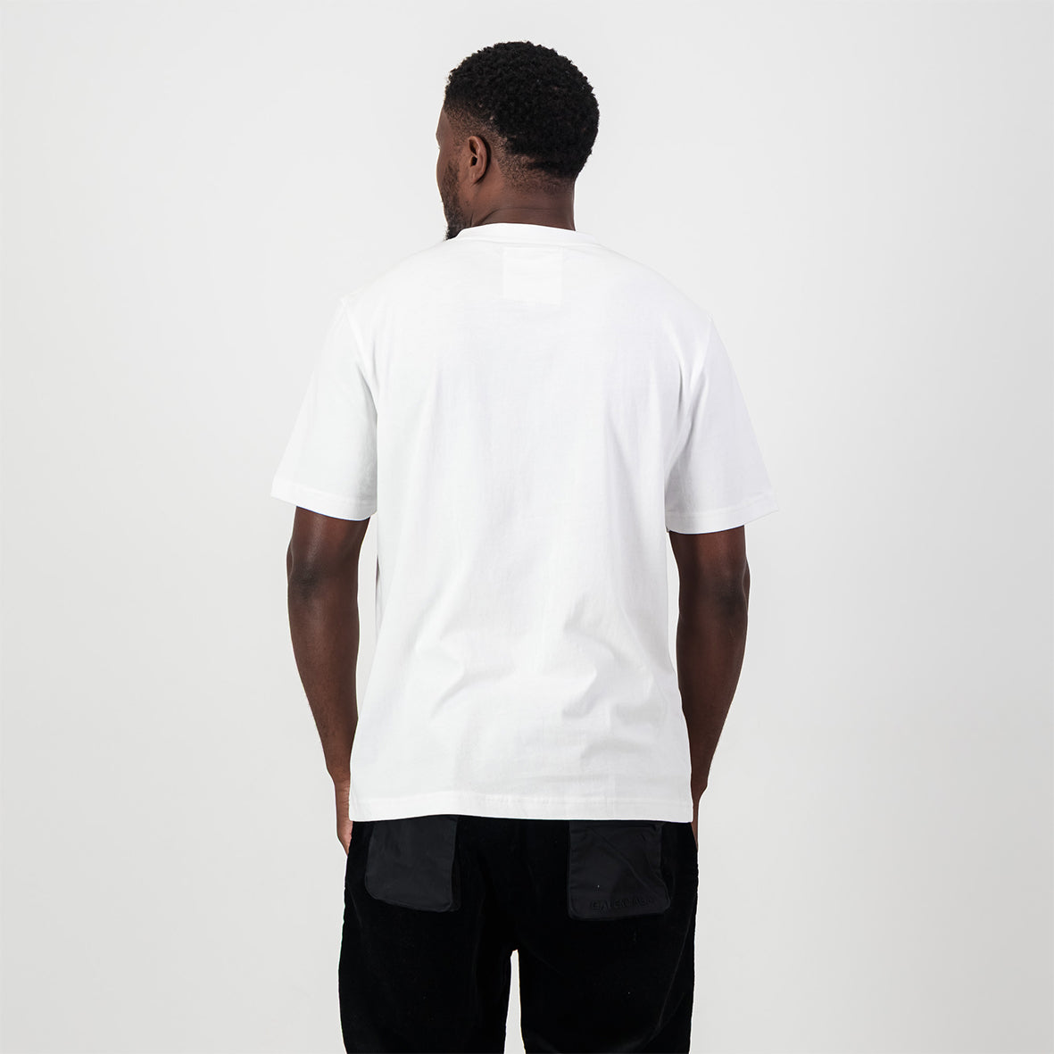 Graphic Regular Crew Tee White